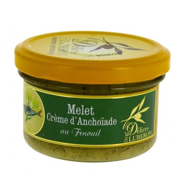 Melet créme d'anchoïade au fenouil