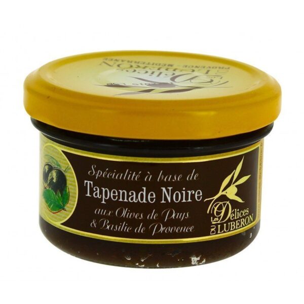 Tapenade noire au basilic